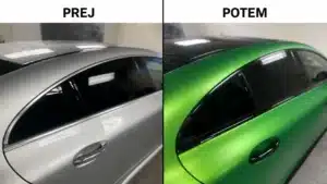 temnenje stekel prej potem