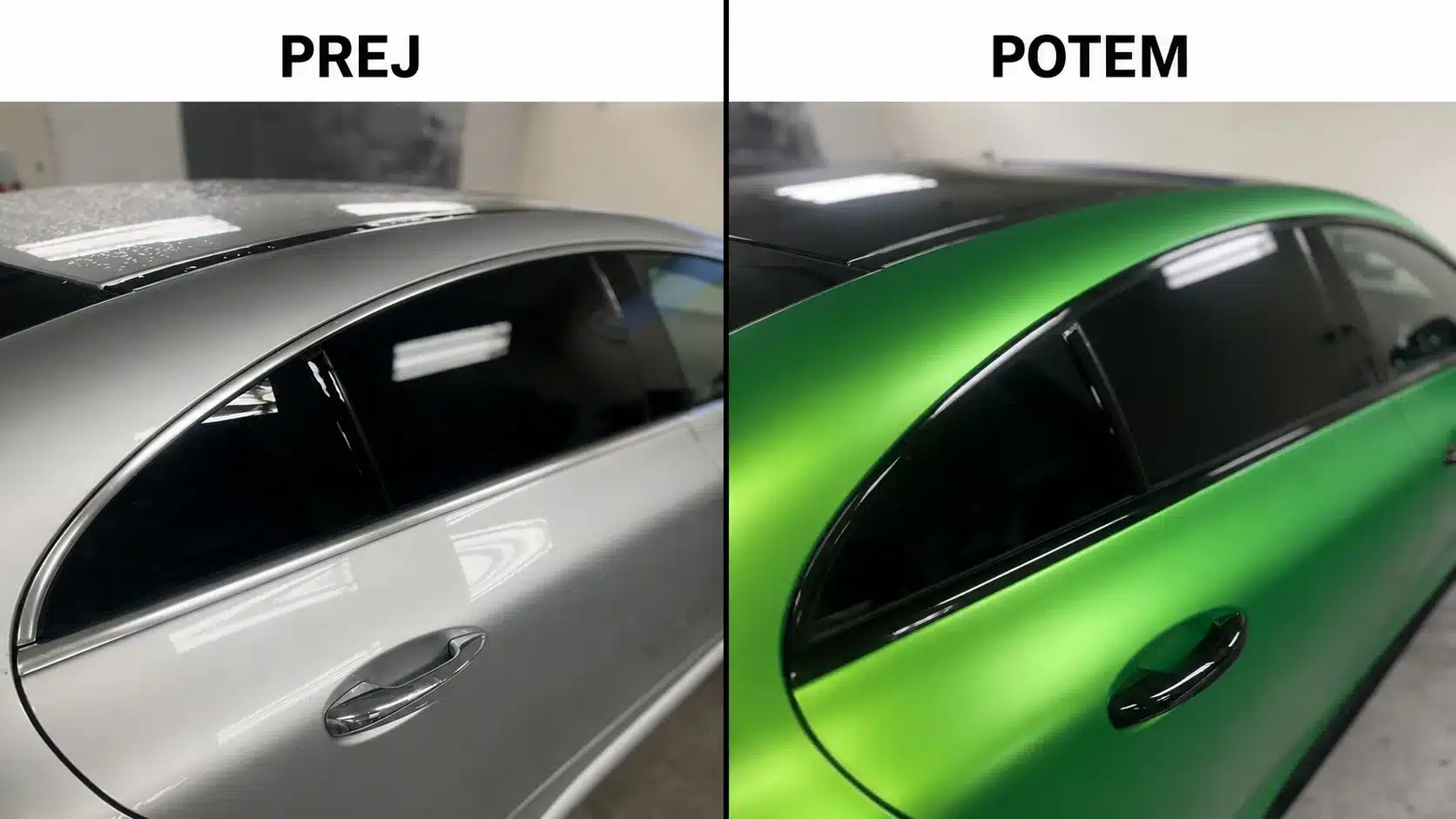 temnenje stekel prej potem
